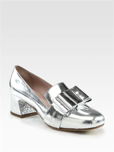 miu miu loafer pumps|Loafers and lace.